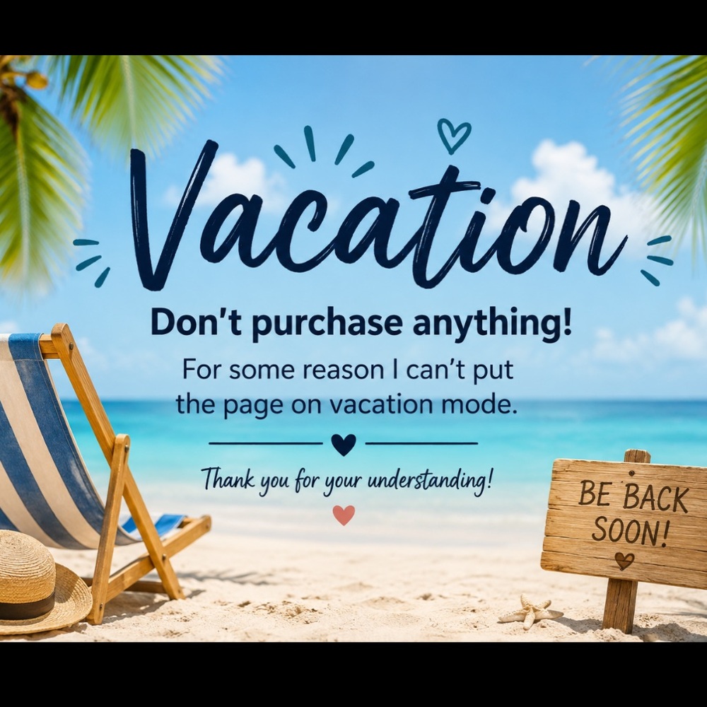 Vacation mode on until 25 August
